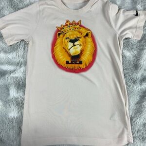 Majestic Lion Crown Kids T-Shirt - Cream